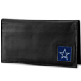 Dallas Cowboys Deluxe Leather Checkbook Cover